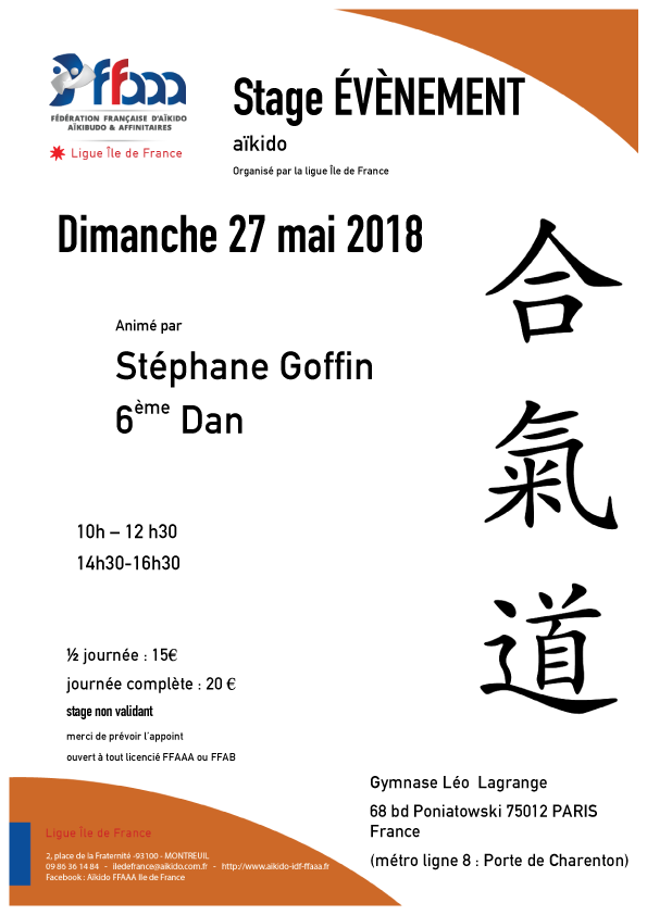 Stage évènement - Stéphane Goffin