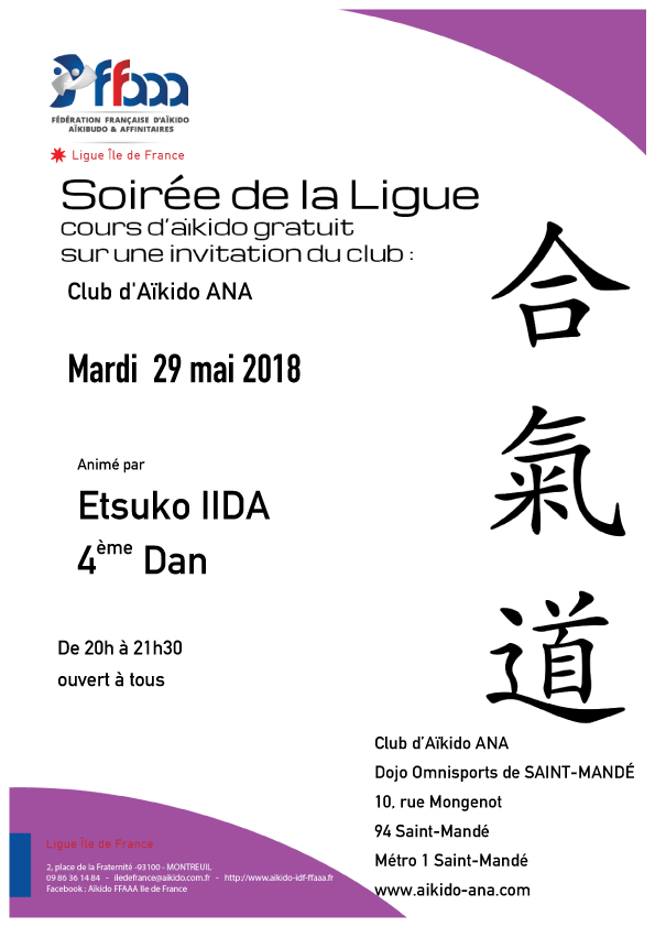 Soirée de la Ligue - Etsuko IIDA - Saint-Mandé