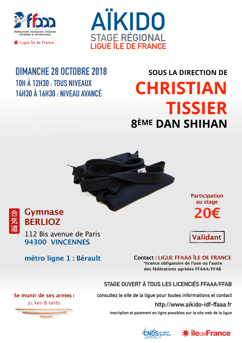 Stage Régional - Christian Tissier