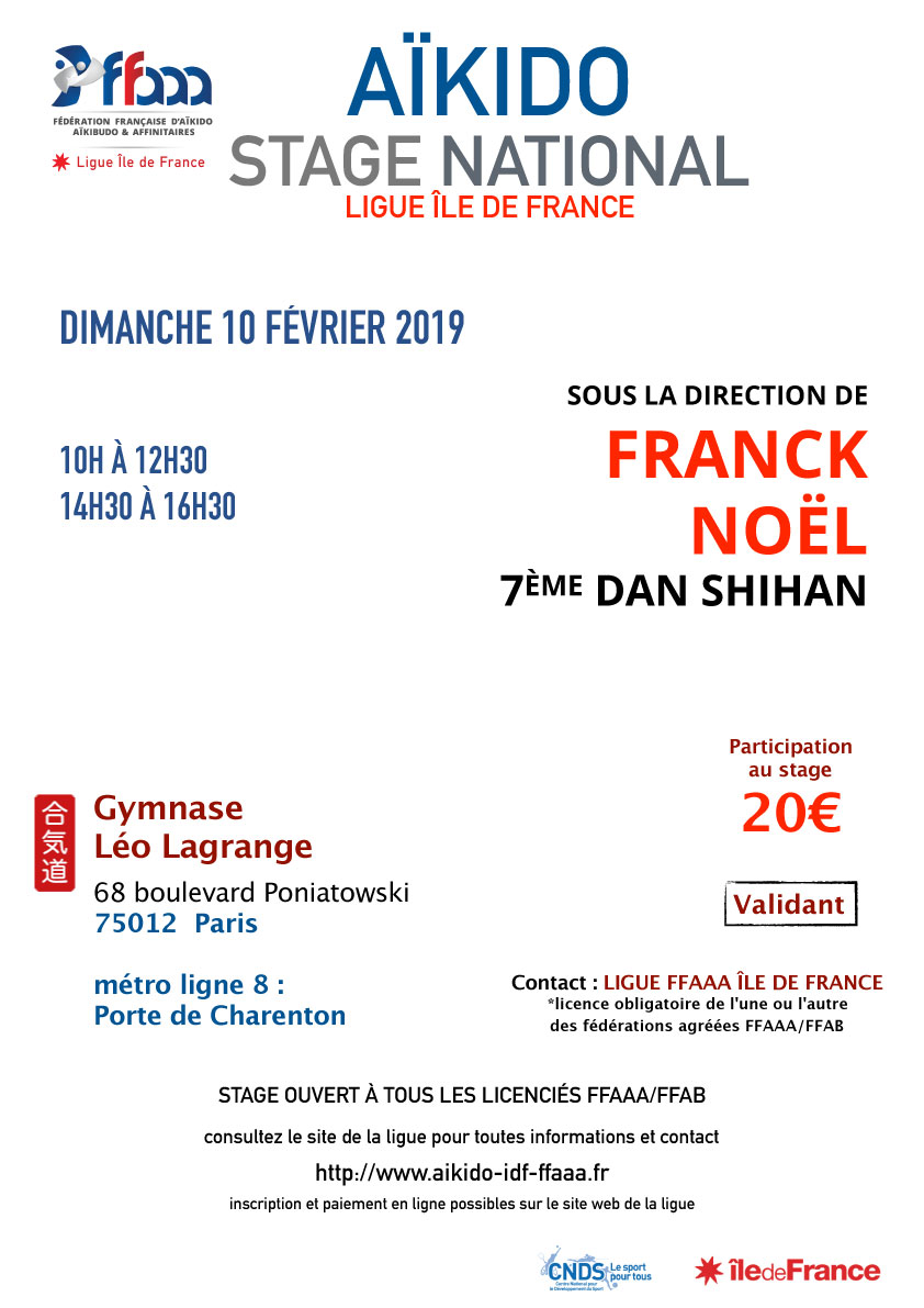 Stage National - Franck Noël