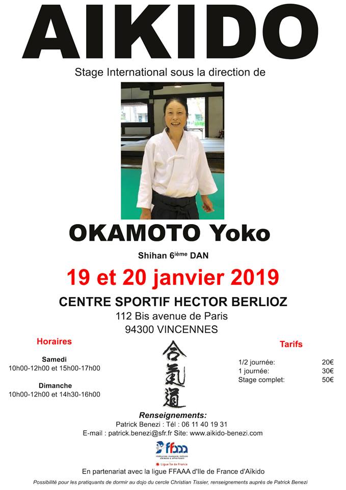 Stage évènement - Yoko Okamoto