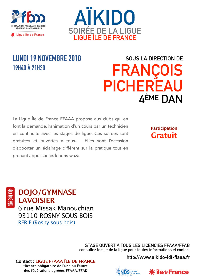 Soirée de la Ligue - François Pichereau à Rosny