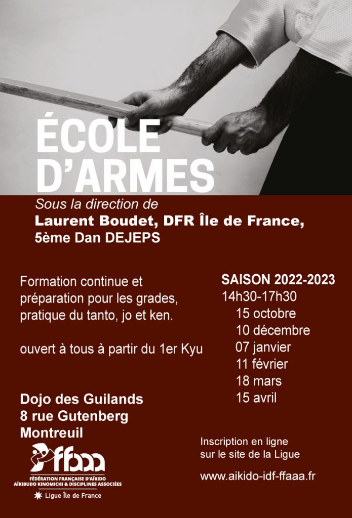 Ecole d'Armes 2022-2023