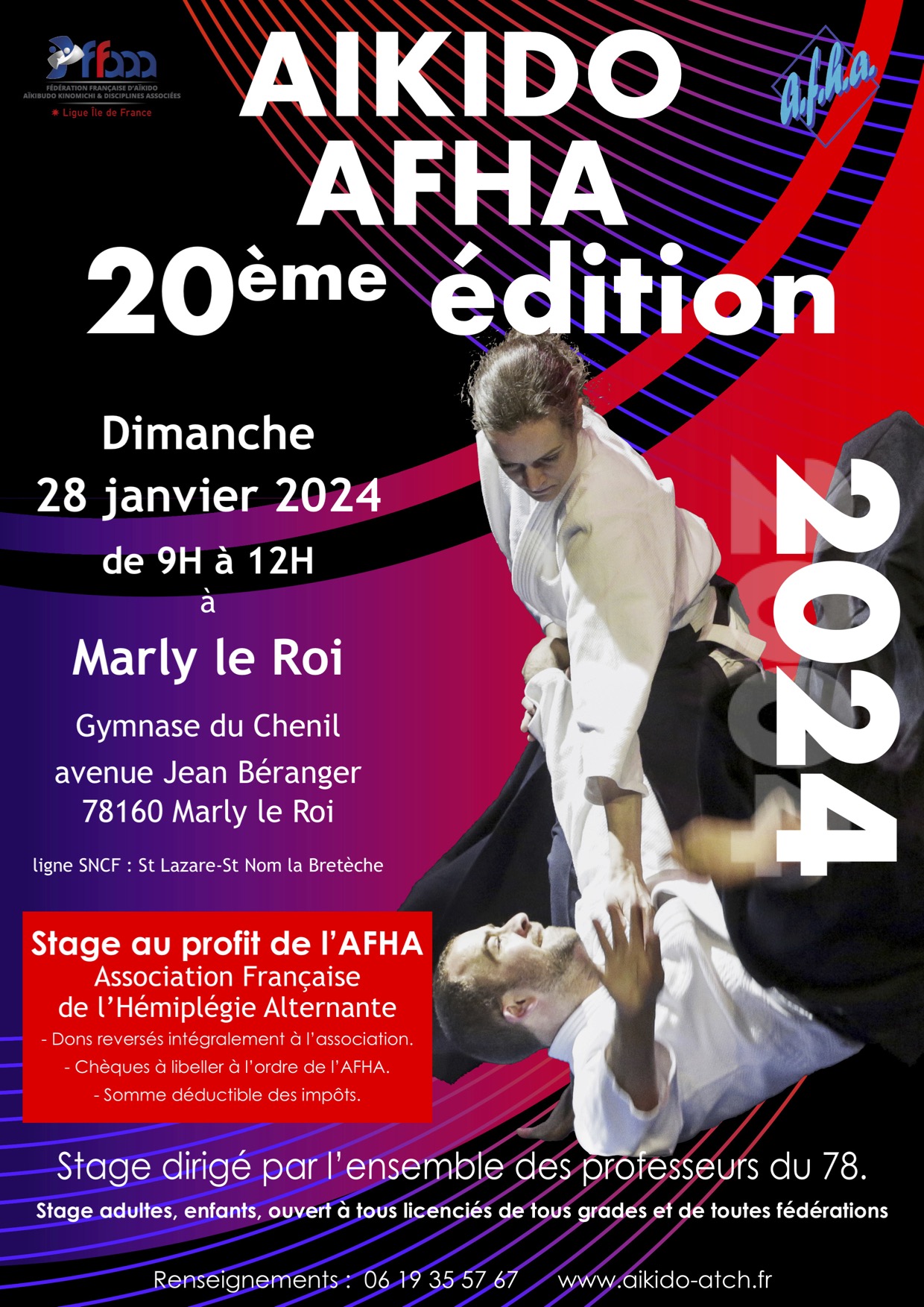 Stage caritatif au profit de l'AFHA