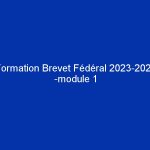 Formation Brevet Fédéral 2023-2024 -module 3